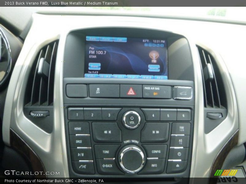 Luxo Blue Metallic / Medium Titanium 2013 Buick Verano FWD