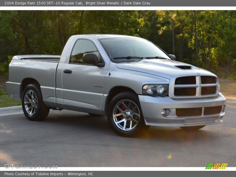 Bright Silver Metallic / Dark Slate Gray 2004 Dodge Ram 1500 SRT-10 Regular Cab