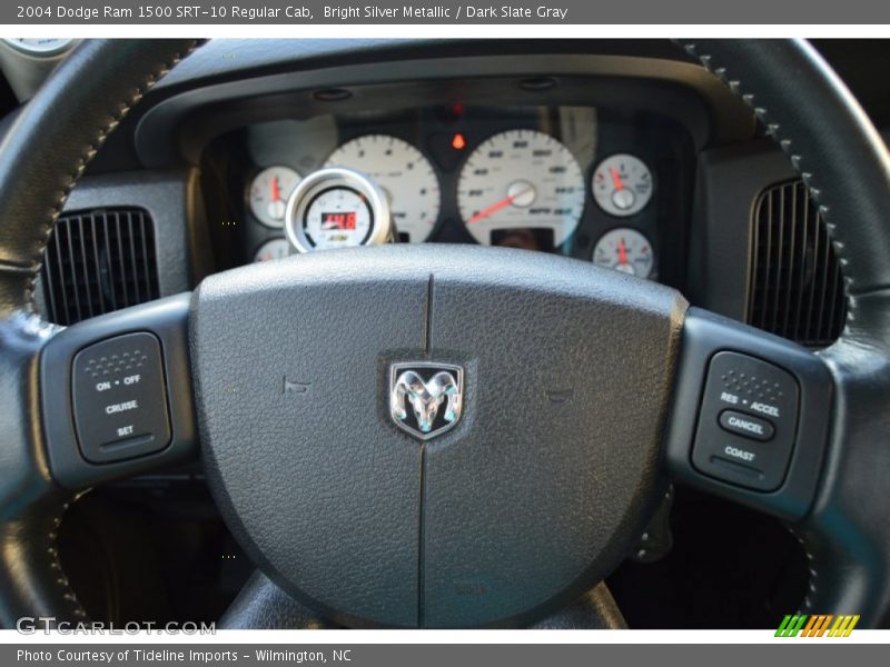 Bright Silver Metallic / Dark Slate Gray 2004 Dodge Ram 1500 SRT-10 Regular Cab