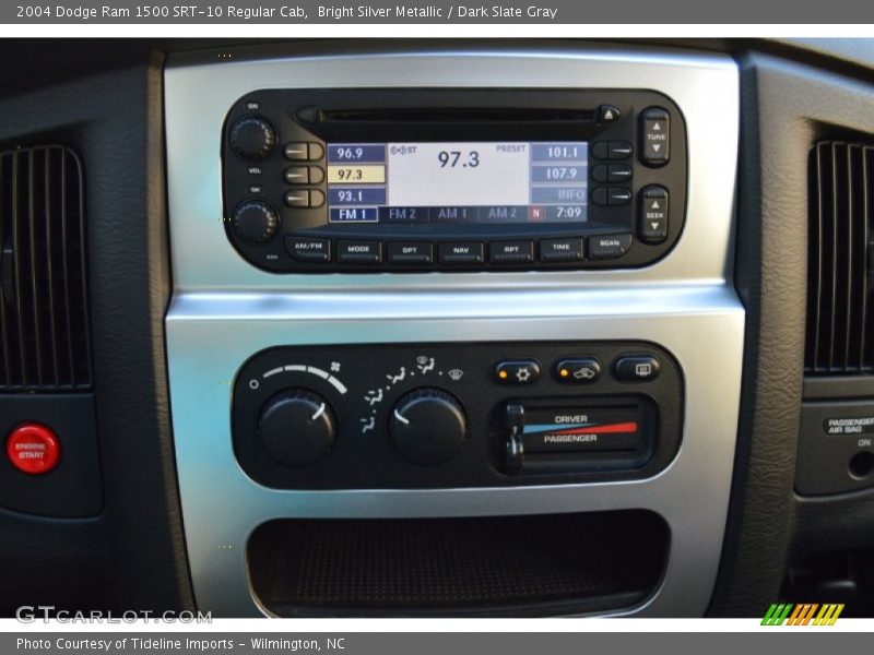 Bright Silver Metallic / Dark Slate Gray 2004 Dodge Ram 1500 SRT-10 Regular Cab