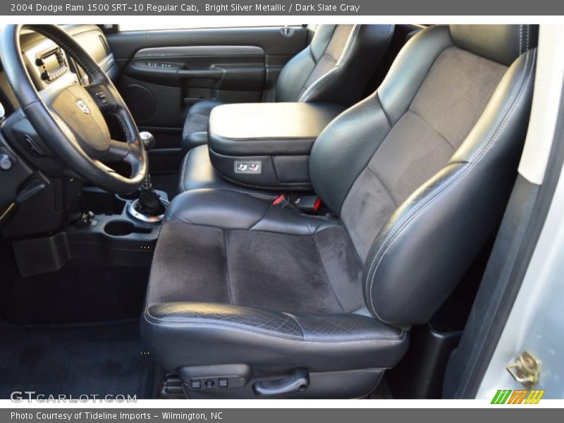 Bright Silver Metallic / Dark Slate Gray 2004 Dodge Ram 1500 SRT-10 Regular Cab