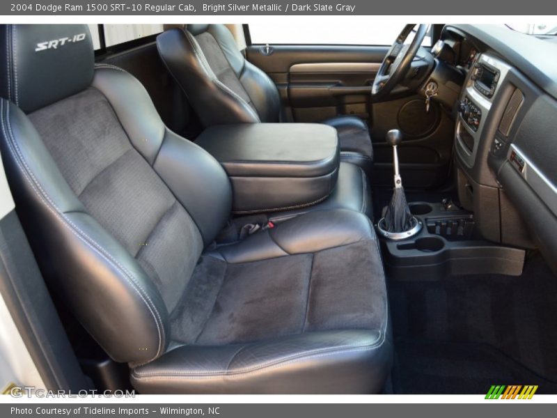 Bright Silver Metallic / Dark Slate Gray 2004 Dodge Ram 1500 SRT-10 Regular Cab