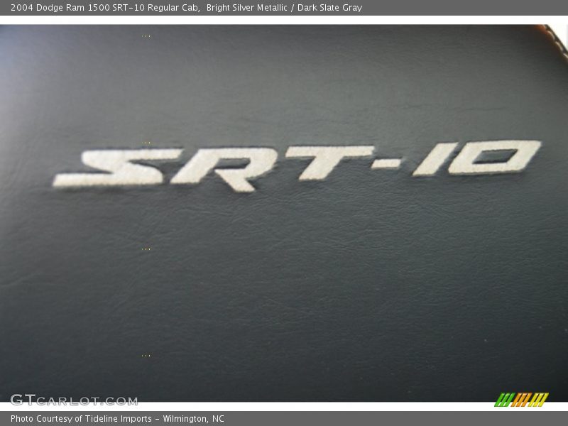 Bright Silver Metallic / Dark Slate Gray 2004 Dodge Ram 1500 SRT-10 Regular Cab