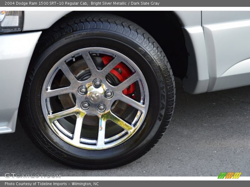 Bright Silver Metallic / Dark Slate Gray 2004 Dodge Ram 1500 SRT-10 Regular Cab