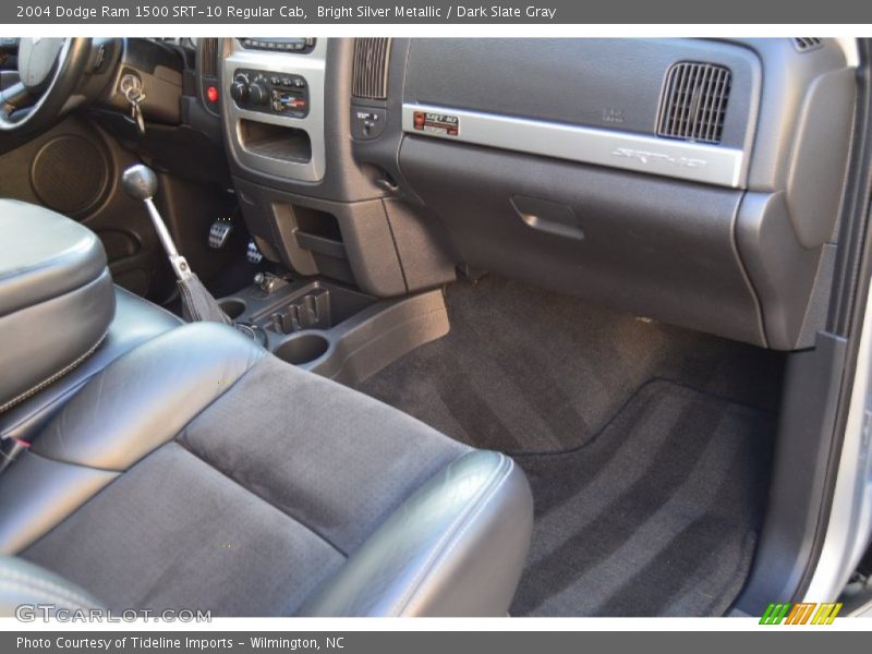 Bright Silver Metallic / Dark Slate Gray 2004 Dodge Ram 1500 SRT-10 Regular Cab
