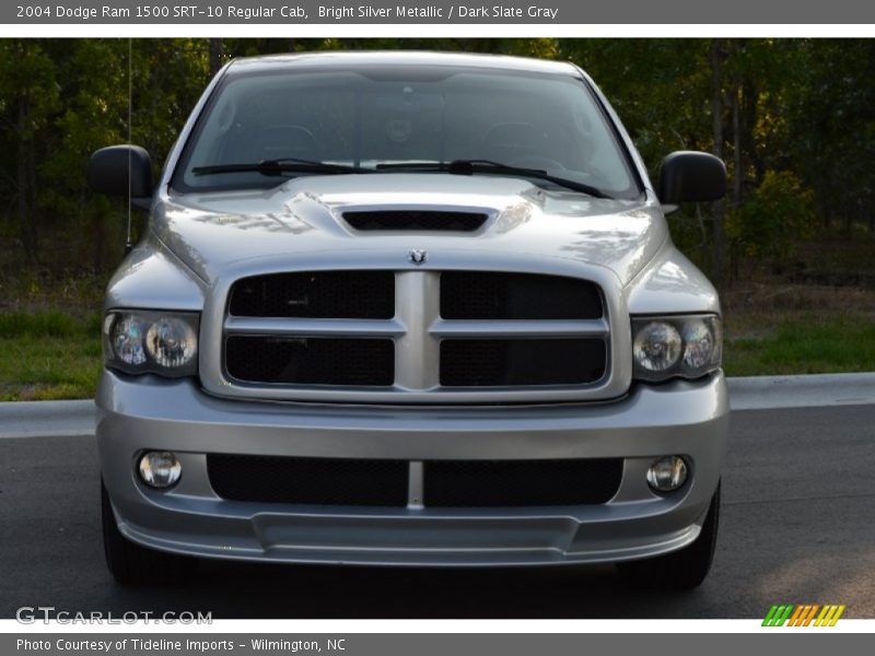 Bright Silver Metallic / Dark Slate Gray 2004 Dodge Ram 1500 SRT-10 Regular Cab