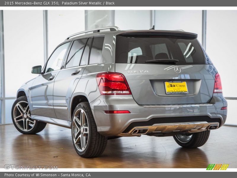 Paladium Silver Metallic / Black 2015 Mercedes-Benz GLK 350