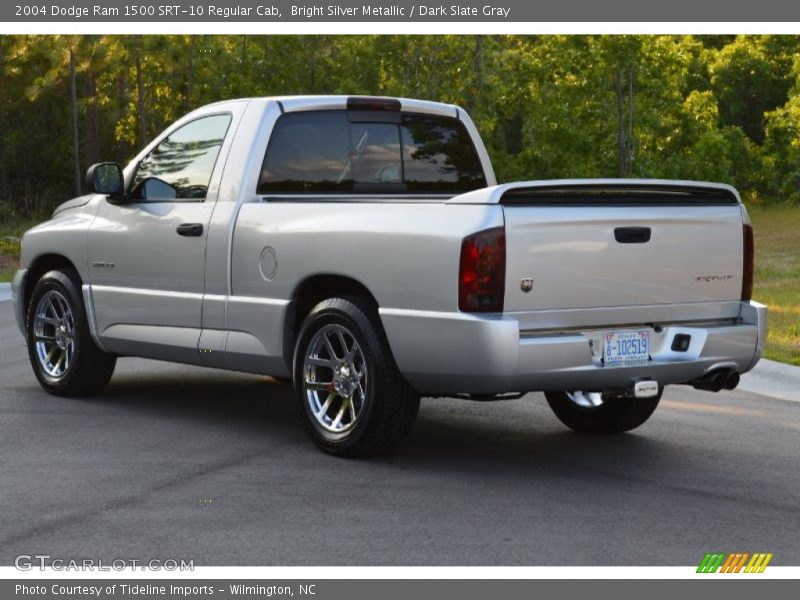 Bright Silver Metallic / Dark Slate Gray 2004 Dodge Ram 1500 SRT-10 Regular Cab