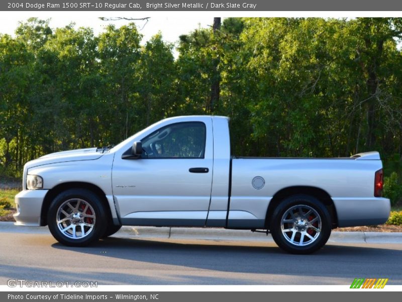 Bright Silver Metallic / Dark Slate Gray 2004 Dodge Ram 1500 SRT-10 Regular Cab