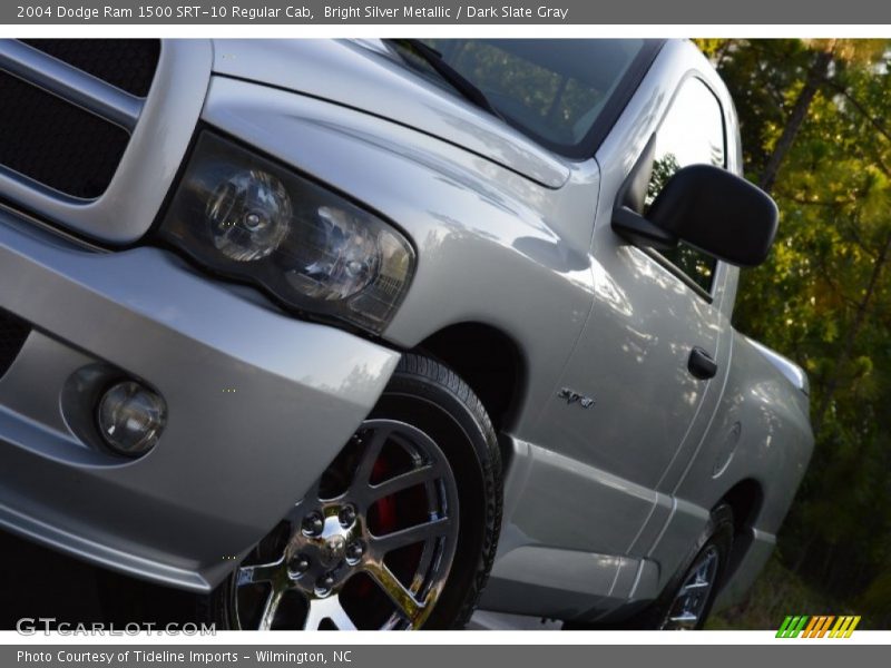 Bright Silver Metallic / Dark Slate Gray 2004 Dodge Ram 1500 SRT-10 Regular Cab