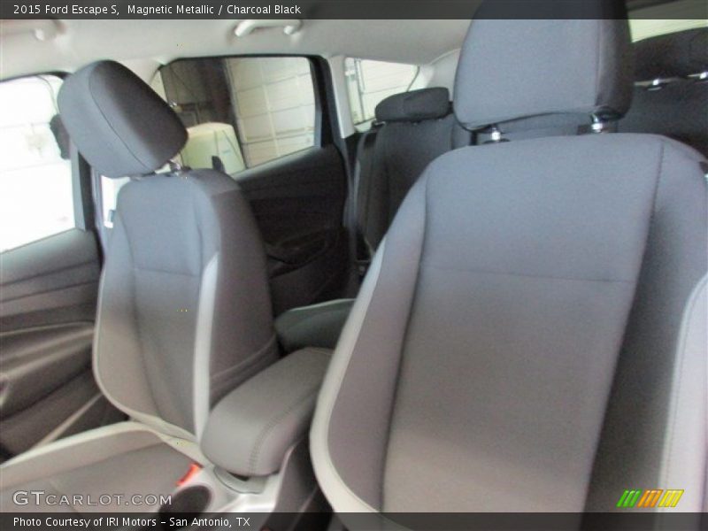 Magnetic Metallic / Charcoal Black 2015 Ford Escape S