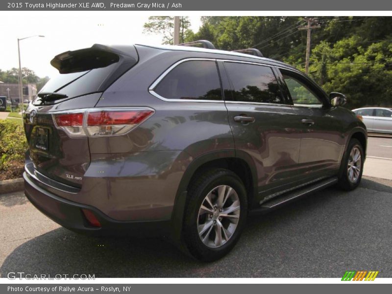Predawn Gray Mica / Ash 2015 Toyota Highlander XLE AWD