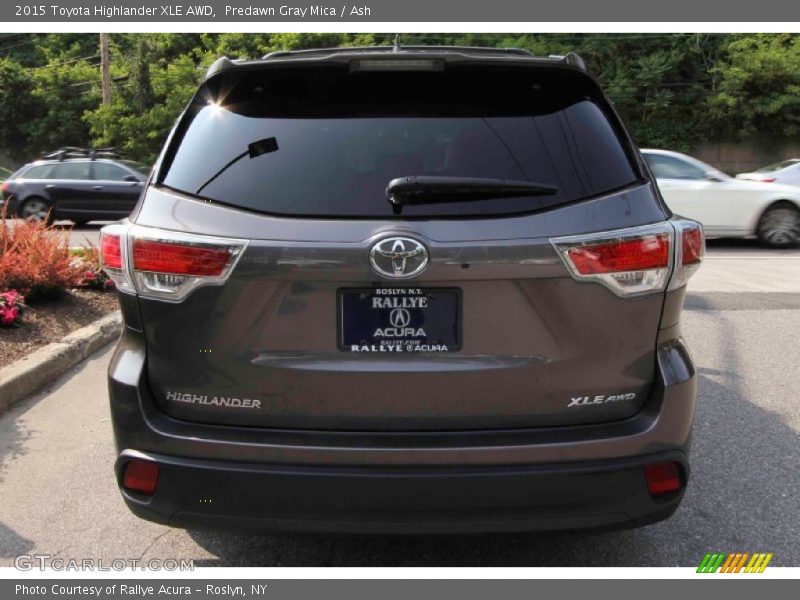 Predawn Gray Mica / Ash 2015 Toyota Highlander XLE AWD