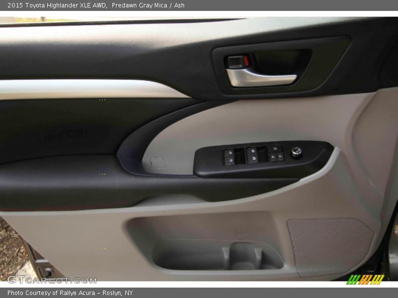 Predawn Gray Mica / Ash 2015 Toyota Highlander XLE AWD
