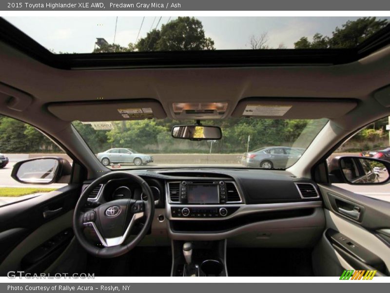 Predawn Gray Mica / Ash 2015 Toyota Highlander XLE AWD