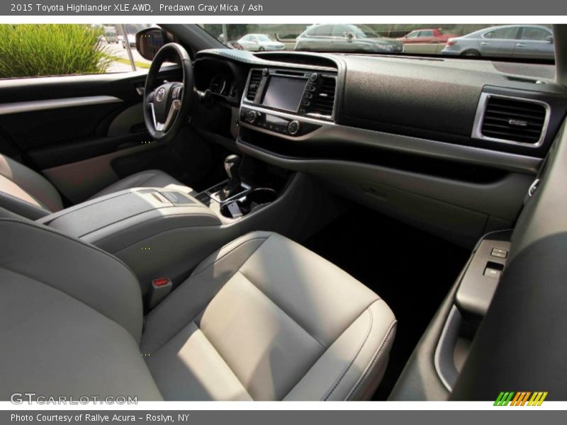 Predawn Gray Mica / Ash 2015 Toyota Highlander XLE AWD