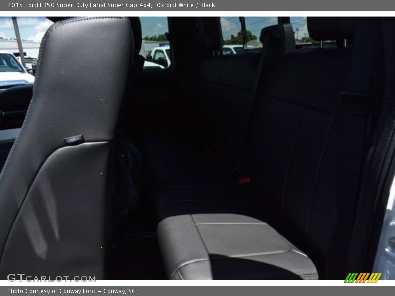 Oxford White / Black 2015 Ford F350 Super Duty Lariat Super Cab 4x4