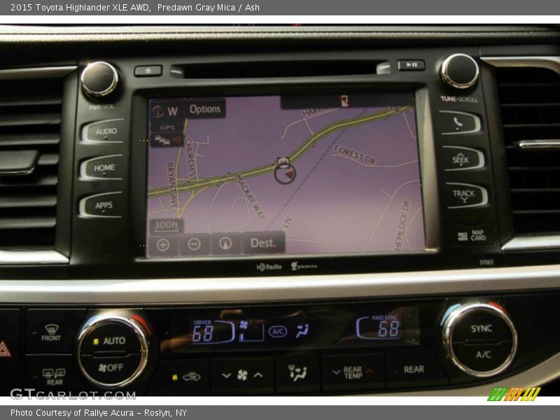 Predawn Gray Mica / Ash 2015 Toyota Highlander XLE AWD