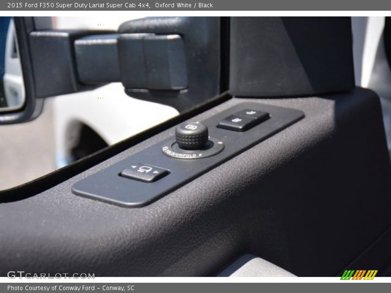 Oxford White / Black 2015 Ford F350 Super Duty Lariat Super Cab 4x4