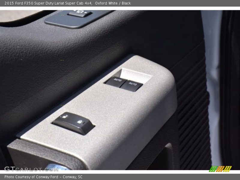 Oxford White / Black 2015 Ford F350 Super Duty Lariat Super Cab 4x4