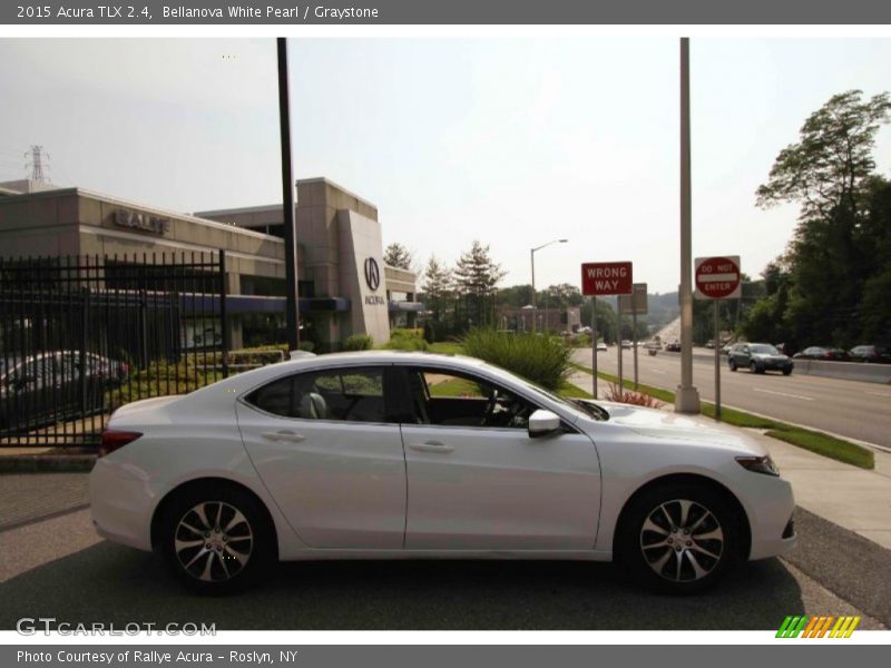 Bellanova White Pearl / Graystone 2015 Acura TLX 2.4
