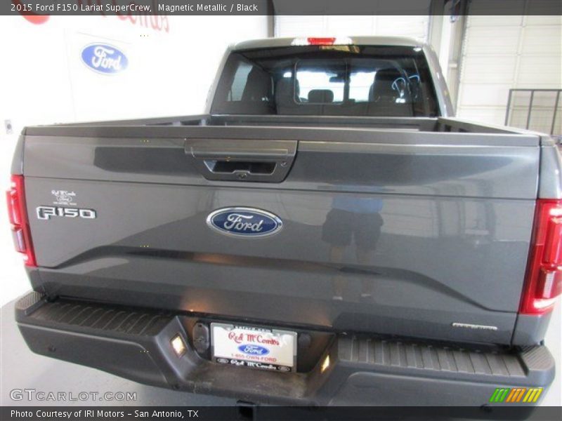 Magnetic Metallic / Black 2015 Ford F150 Lariat SuperCrew