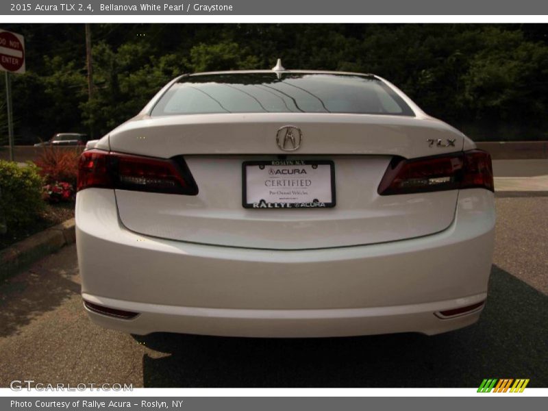 Bellanova White Pearl / Graystone 2015 Acura TLX 2.4