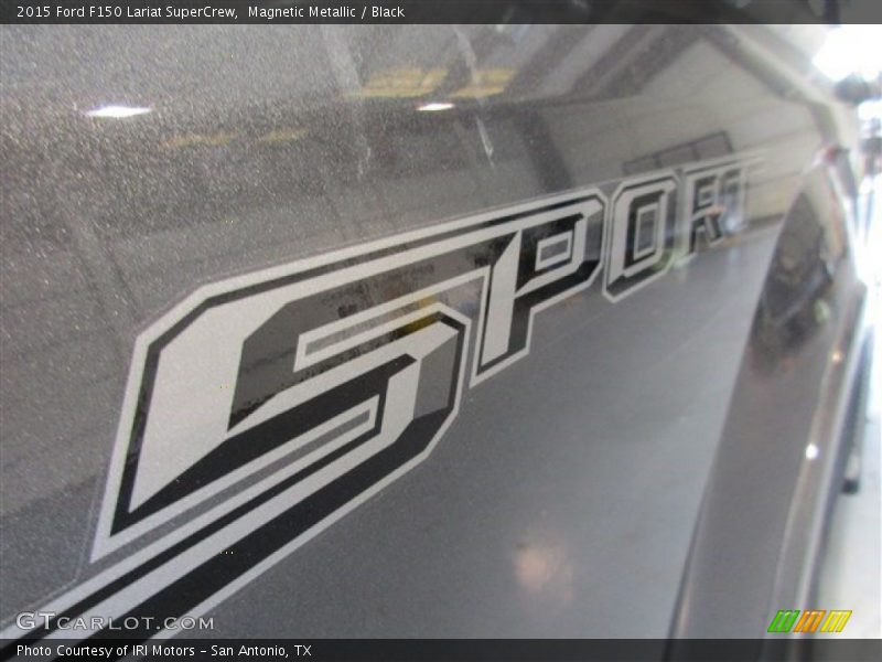 Magnetic Metallic / Black 2015 Ford F150 Lariat SuperCrew