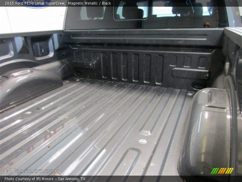 Magnetic Metallic / Black 2015 Ford F150 Lariat SuperCrew
