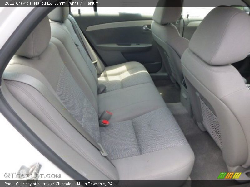 Summit White / Titanium 2012 Chevrolet Malibu LS