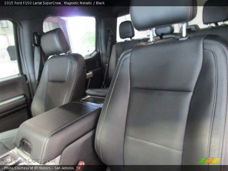 Magnetic Metallic / Black 2015 Ford F150 Lariat SuperCrew