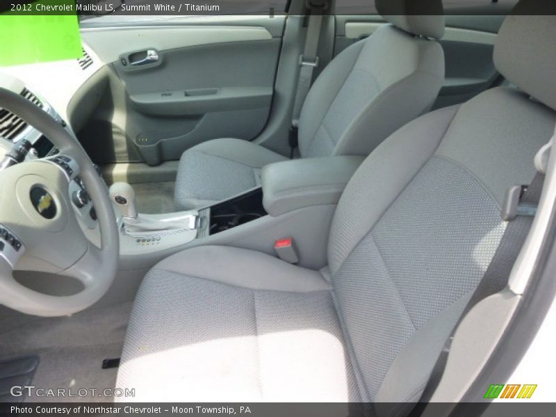 Summit White / Titanium 2012 Chevrolet Malibu LS