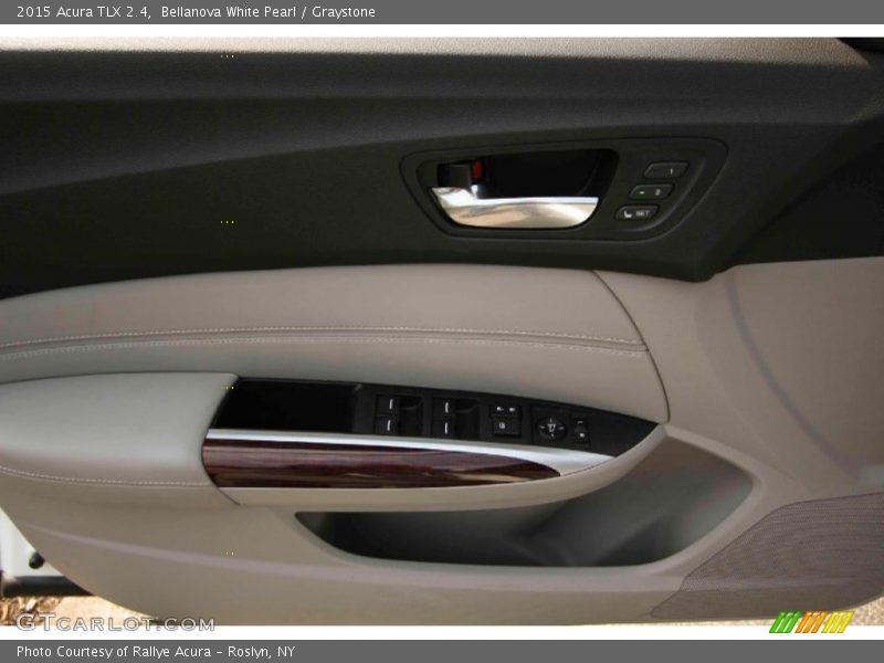 Bellanova White Pearl / Graystone 2015 Acura TLX 2.4