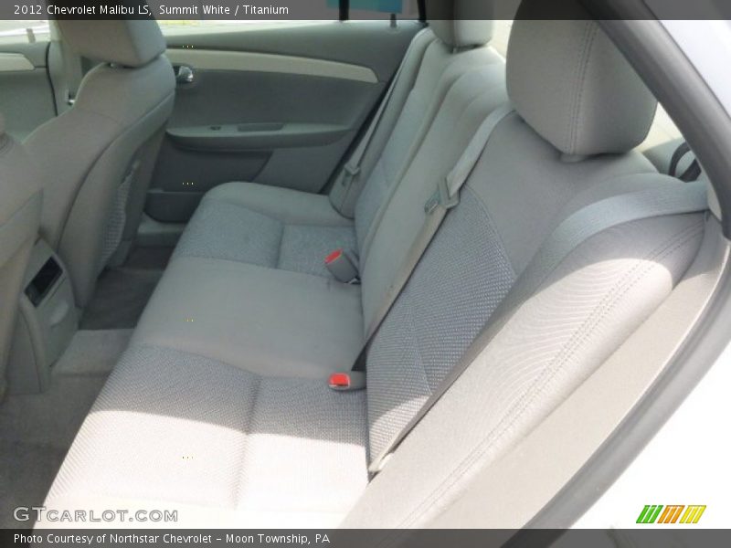 Summit White / Titanium 2012 Chevrolet Malibu LS