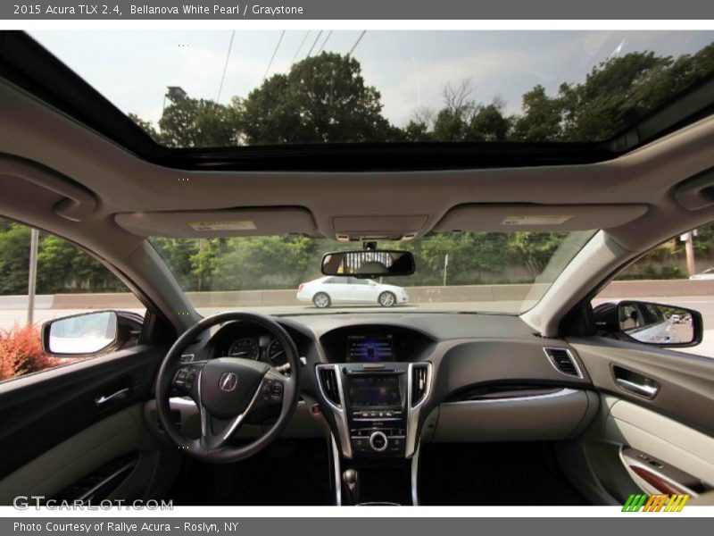 Bellanova White Pearl / Graystone 2015 Acura TLX 2.4