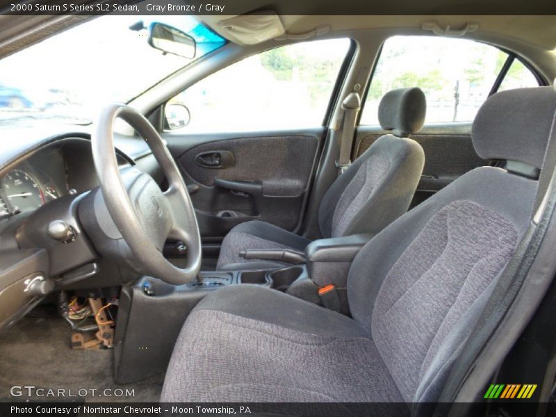 Gray Bronze / Gray 2000 Saturn S Series SL2 Sedan