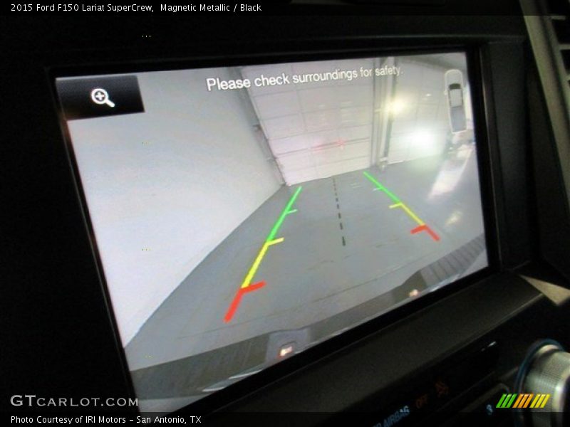 Magnetic Metallic / Black 2015 Ford F150 Lariat SuperCrew