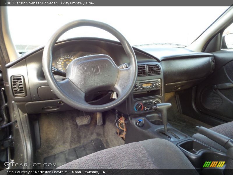 Gray Bronze / Gray 2000 Saturn S Series SL2 Sedan