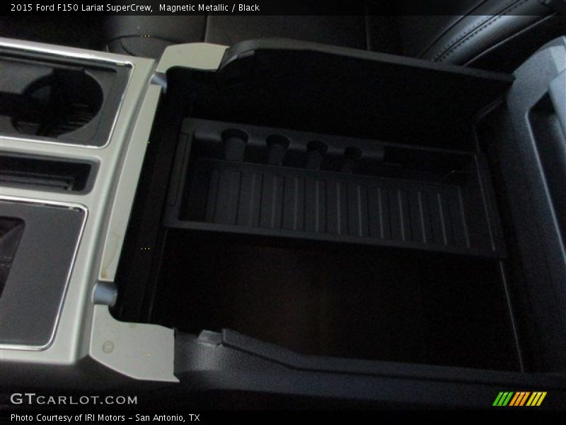 Magnetic Metallic / Black 2015 Ford F150 Lariat SuperCrew