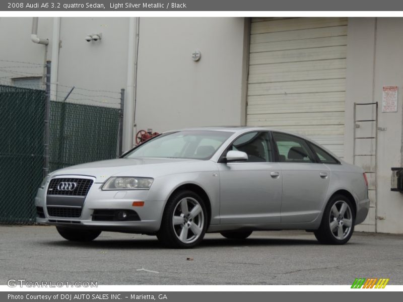 Light Silver Metallic / Black 2008 Audi A6 3.2 quattro Sedan