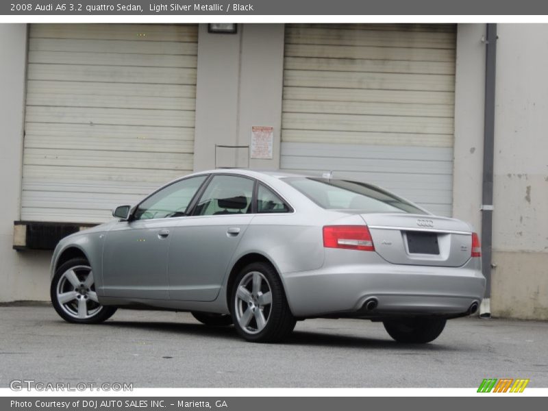 Light Silver Metallic / Black 2008 Audi A6 3.2 quattro Sedan