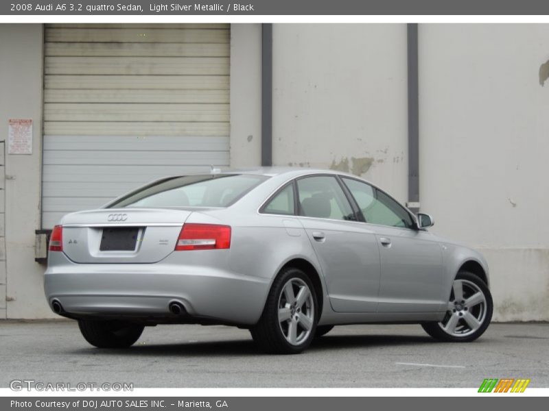 Light Silver Metallic / Black 2008 Audi A6 3.2 quattro Sedan