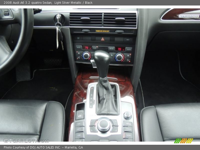 Light Silver Metallic / Black 2008 Audi A6 3.2 quattro Sedan