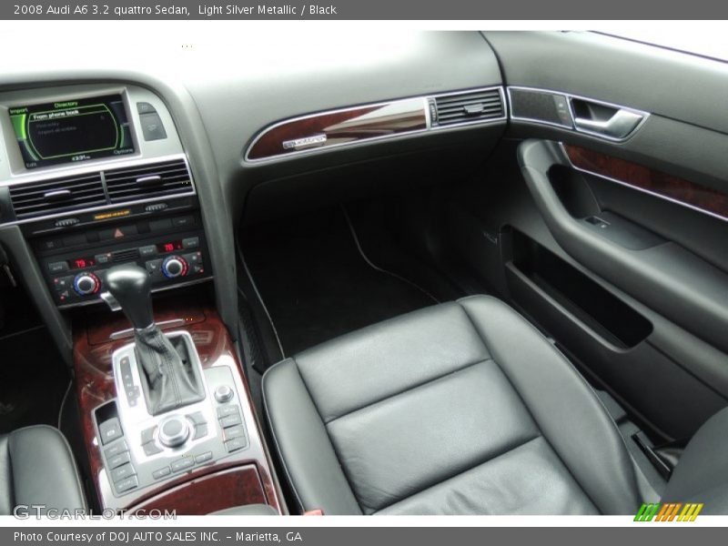 Light Silver Metallic / Black 2008 Audi A6 3.2 quattro Sedan