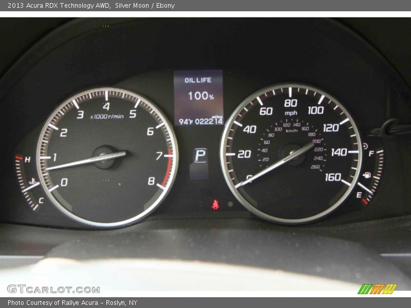 Silver Moon / Ebony 2013 Acura RDX Technology AWD