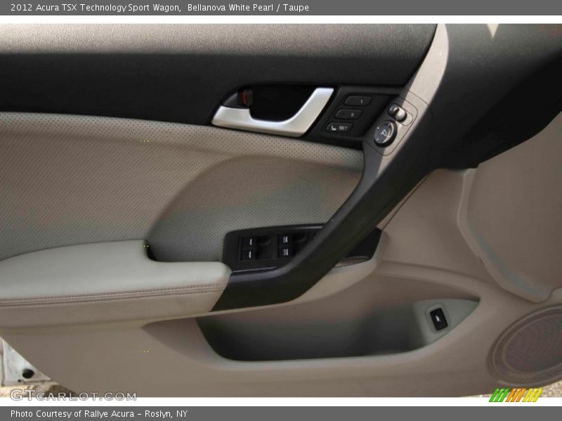 Bellanova White Pearl / Taupe 2012 Acura TSX Technology Sport Wagon