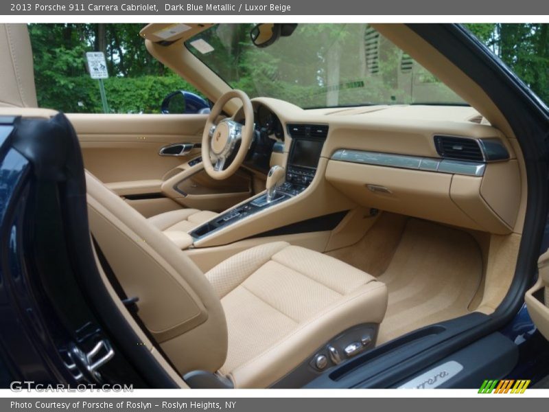 Dark Blue Metallic / Luxor Beige 2013 Porsche 911 Carrera Cabriolet