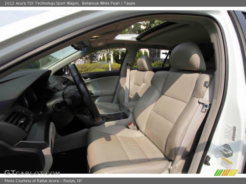 Bellanova White Pearl / Taupe 2012 Acura TSX Technology Sport Wagon