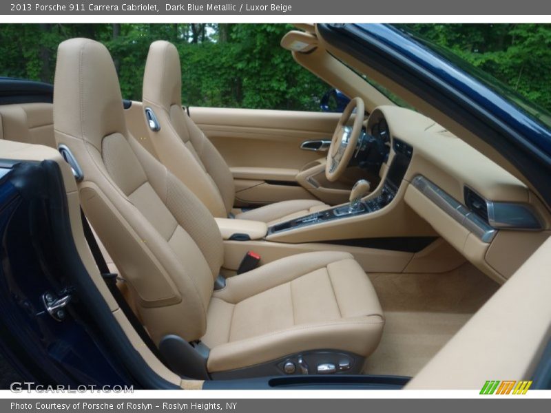 Dark Blue Metallic / Luxor Beige 2013 Porsche 911 Carrera Cabriolet