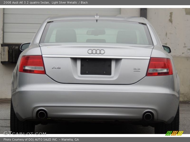 Light Silver Metallic / Black 2008 Audi A6 3.2 quattro Sedan